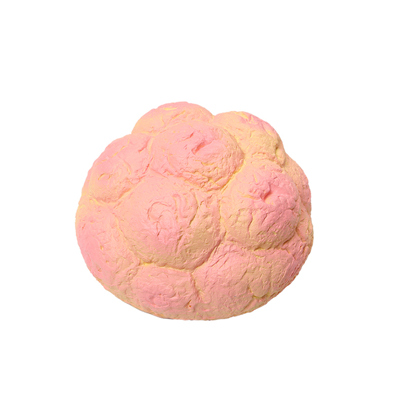 An enormous pineapple bun