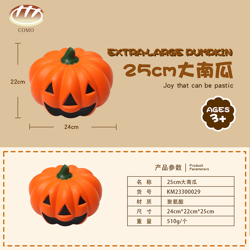 A 25cm-sized pumpkin