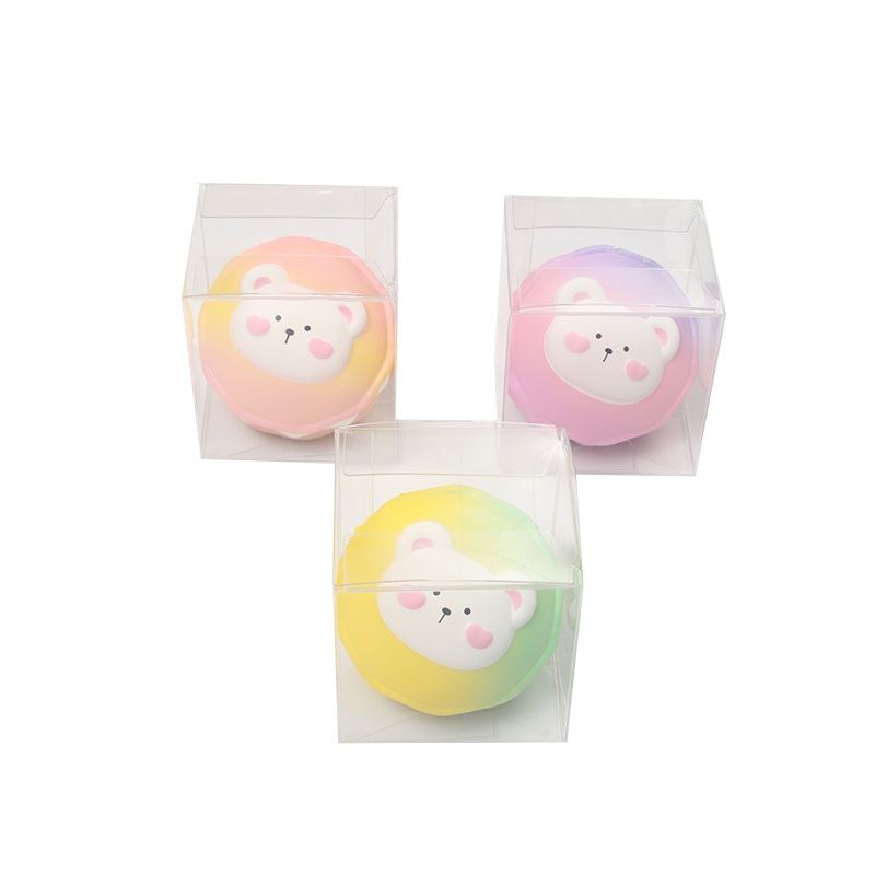 Bear-headed  Rainbow Macarons