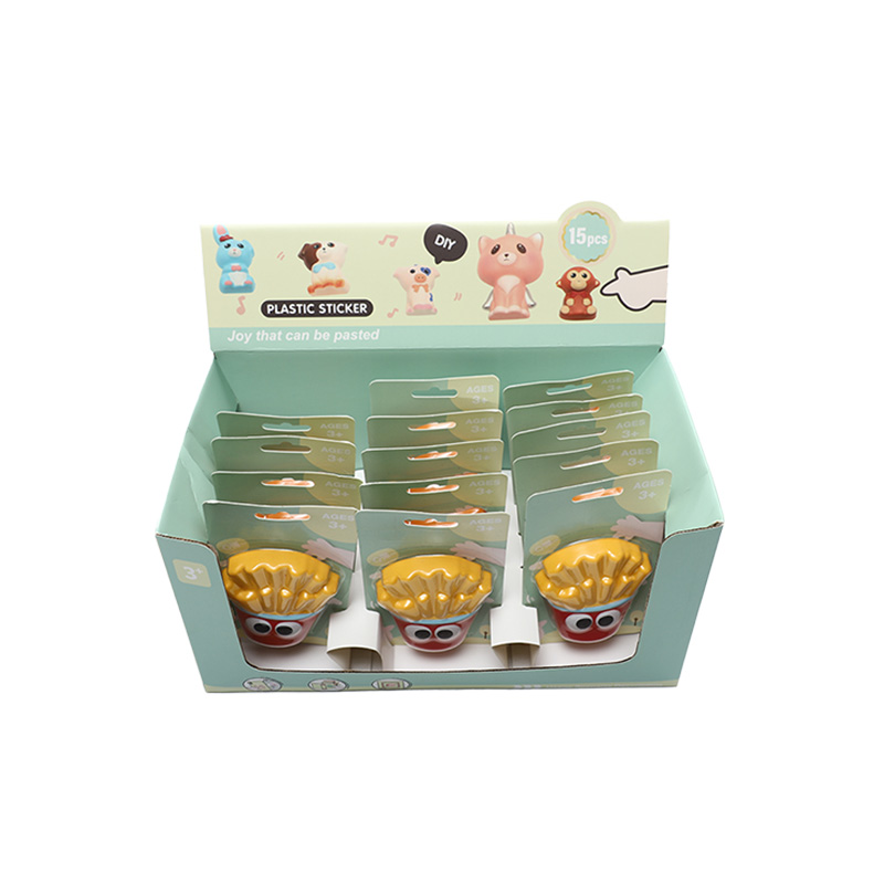 Book stickers for potato chip boxes