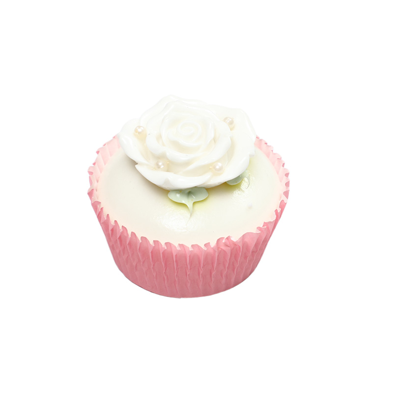7cm rose-shaped cupcake