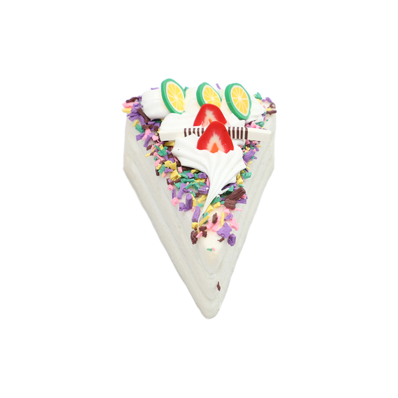 Triangular chocolate cake