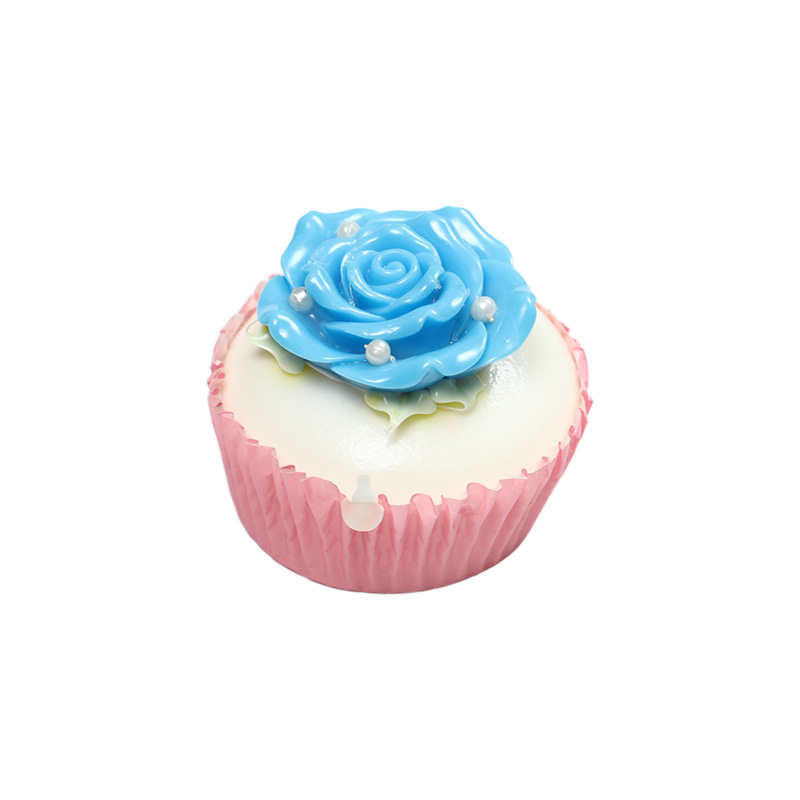 7cm rose-shaped cupcake