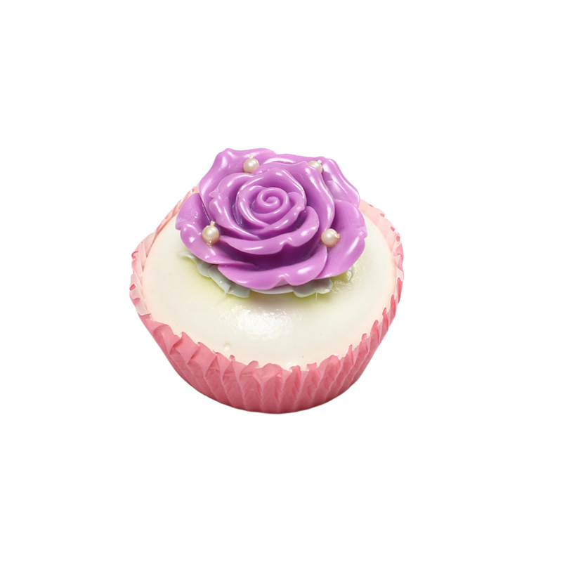 7cm rose-shaped cupcake