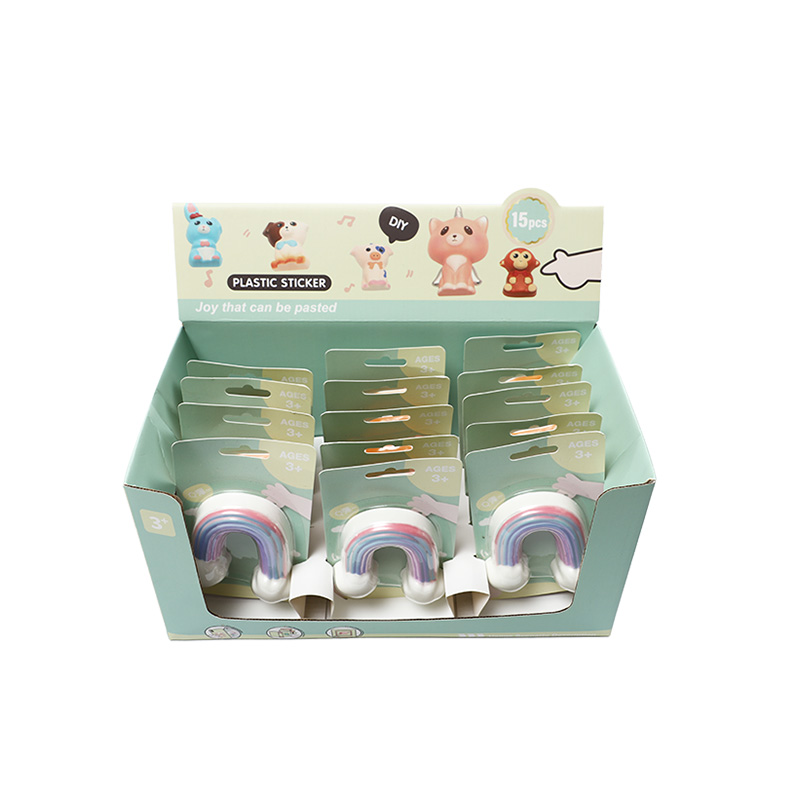 Rainbow book stickers