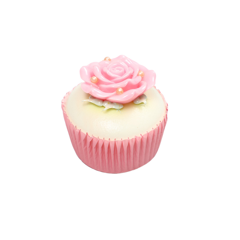 7cm rose-shaped cupcake