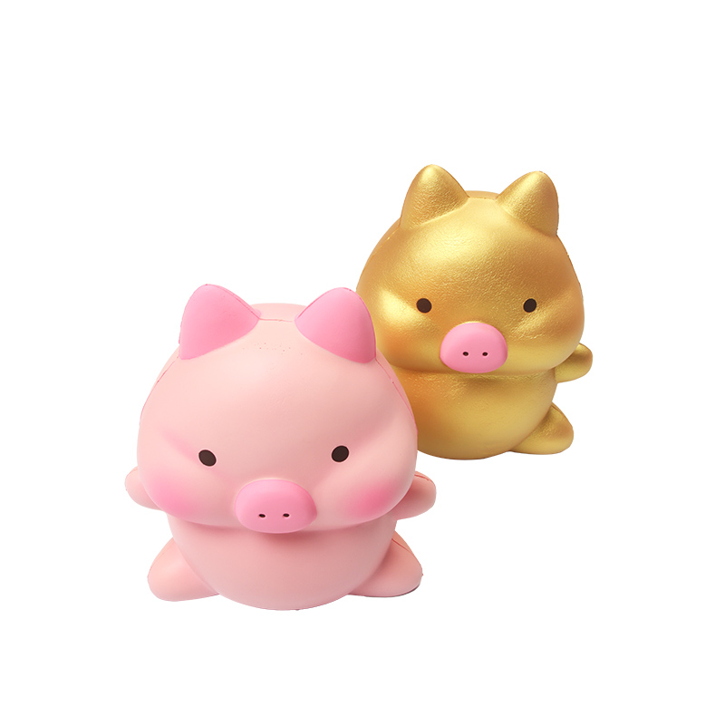 An enormous cartoon pig